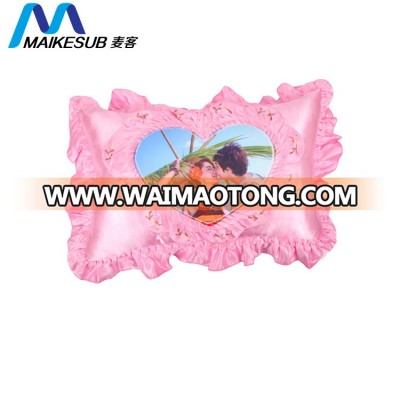 Ex-factory wholesale sublimation blank printing pillow case with printed words